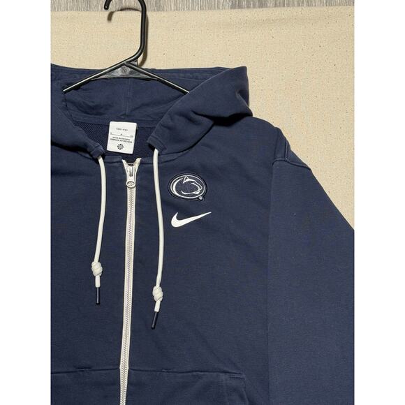 Nike Penn State Nittany Lions PSU Hoodie On Field Standard Issue Blue Women Sz S - Picture 3 of 11